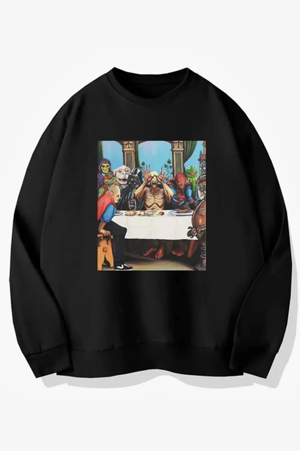 Movie Characters Last Supper Scene Sweatshirt Memecore
