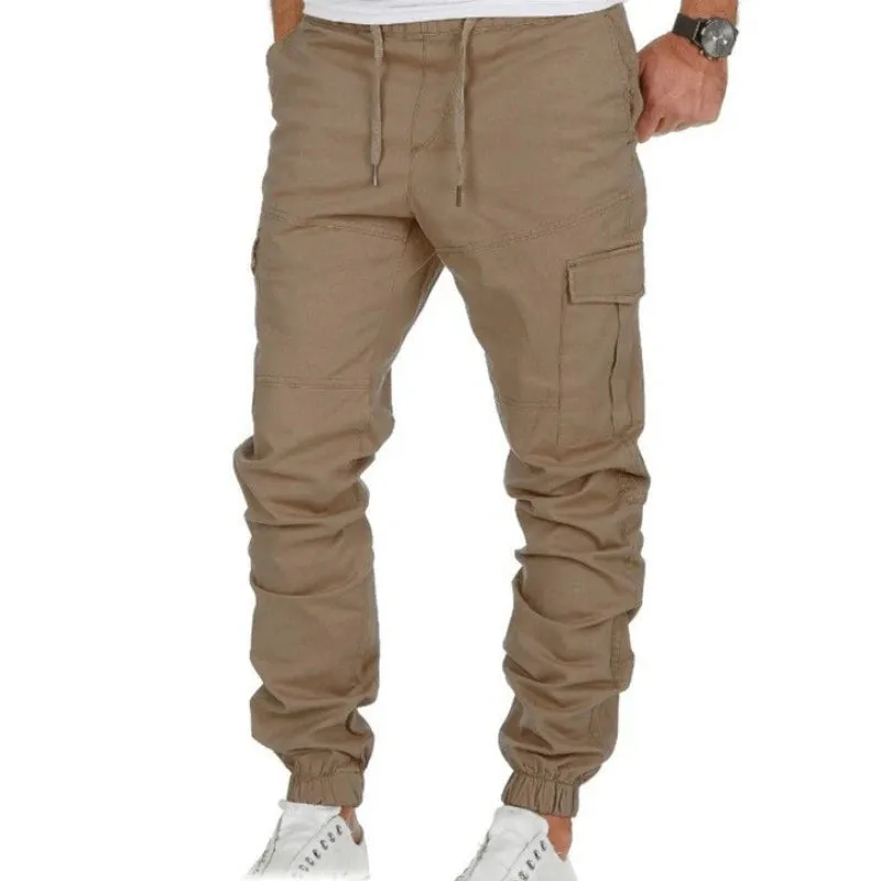 New Spring Autumn Collection Bottoms New Jogger Pants Men Drawstring Comfortable Elastic Waist Sweatpants