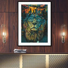 NYC Business Lion Semi-gloss Print
