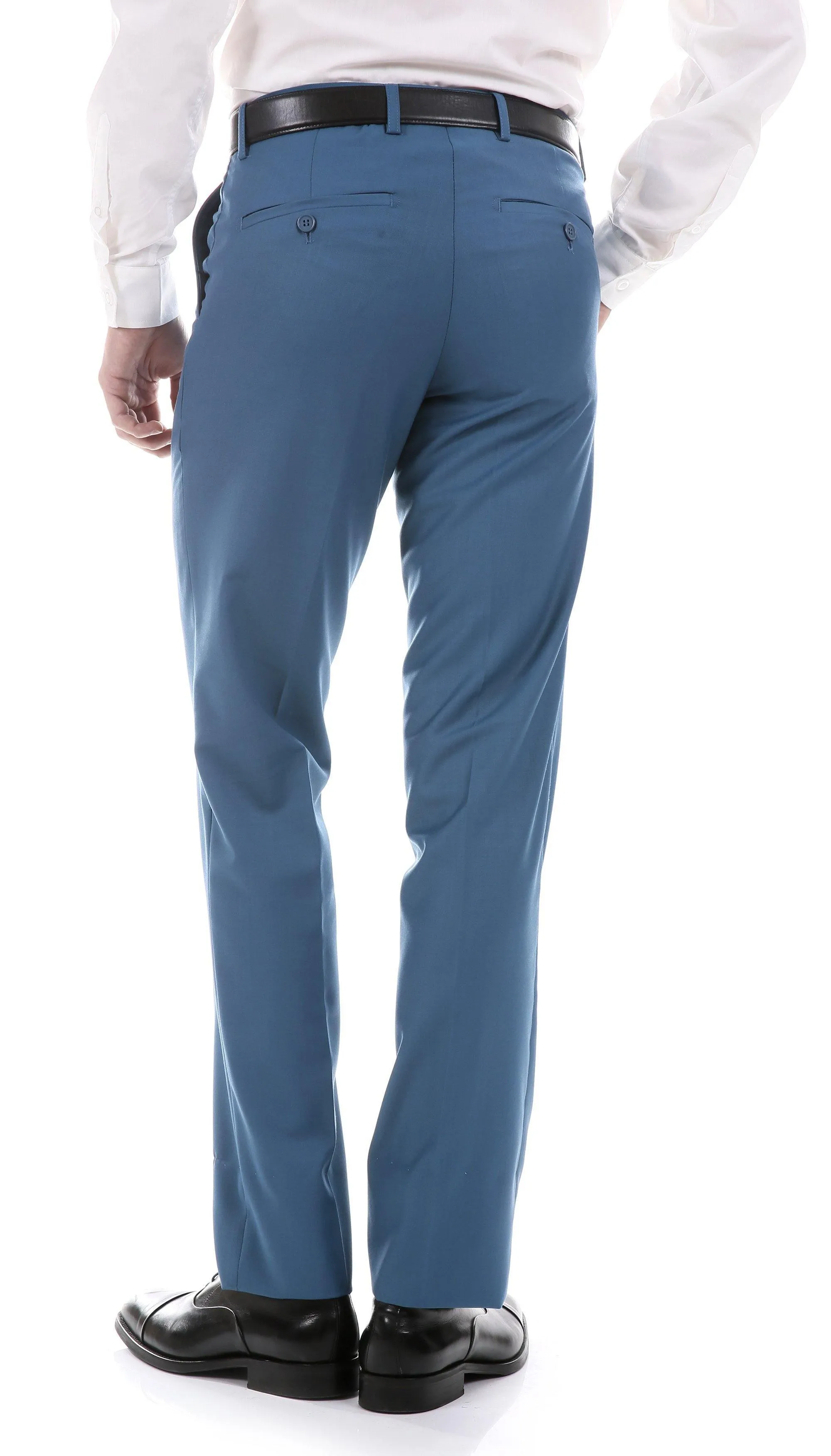 Oslo Collection - Slim Fit 2 Piece Suit Color Teal