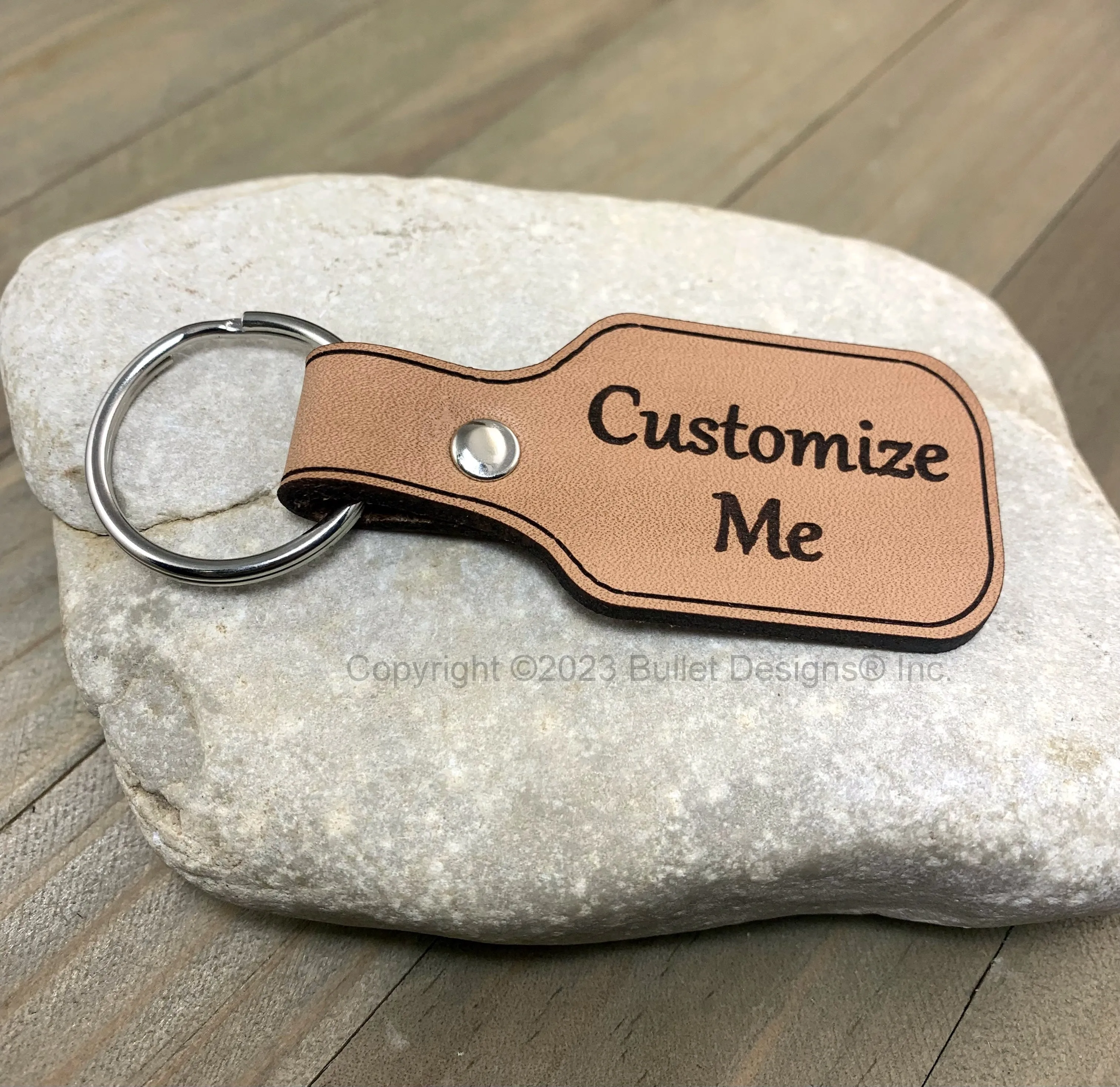 Personalized Real Leather Keychain, Keyring, Laser Engraved, Key Fob, Custom, Groom, Gift, Groomsman, Groomsmen, Wedding, Dad, Key Chain