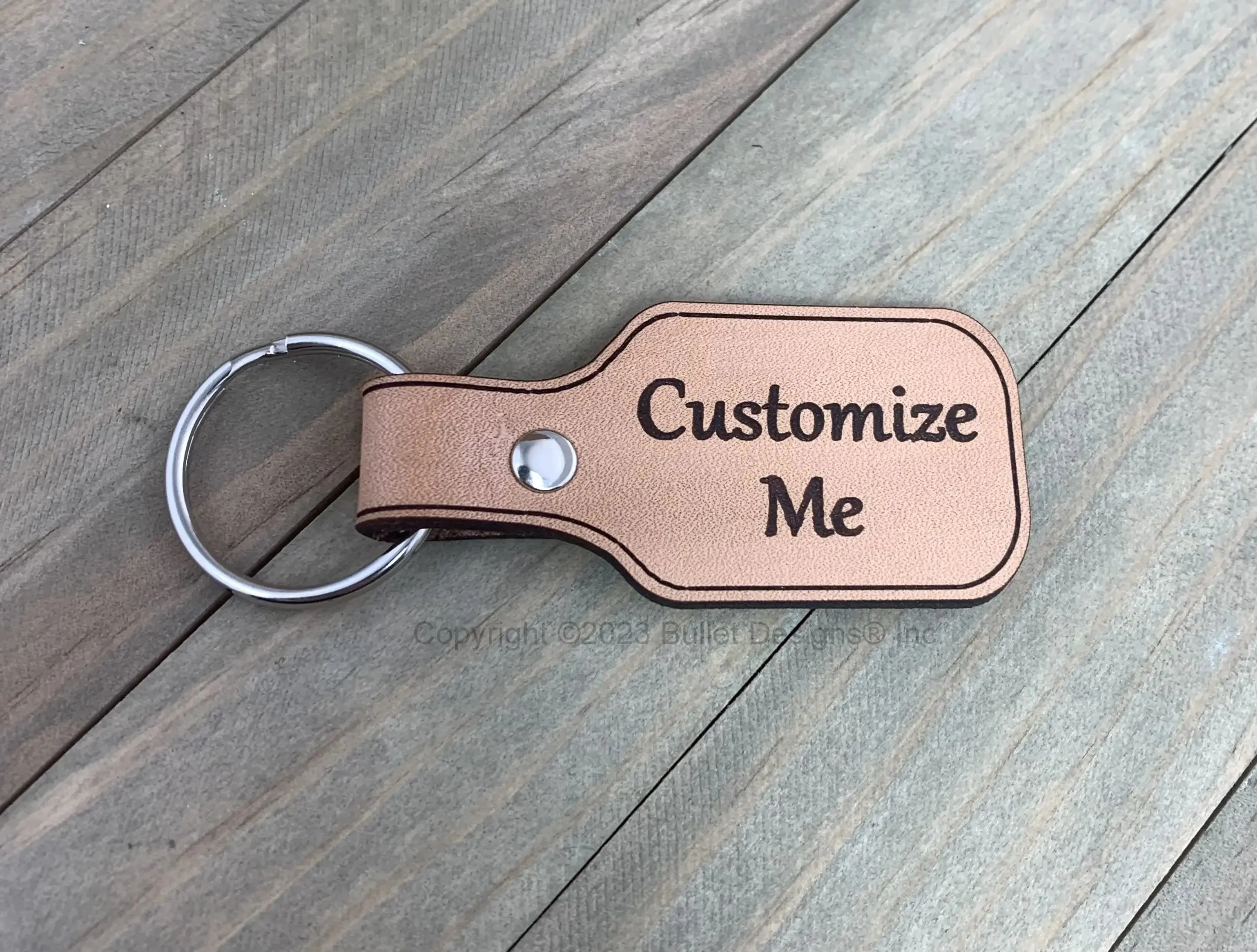 Personalized Real Leather Keychain, Keyring, Laser Engraved, Key Fob, Custom, Groom, Gift, Groomsman, Groomsmen, Wedding, Dad, Key Chain