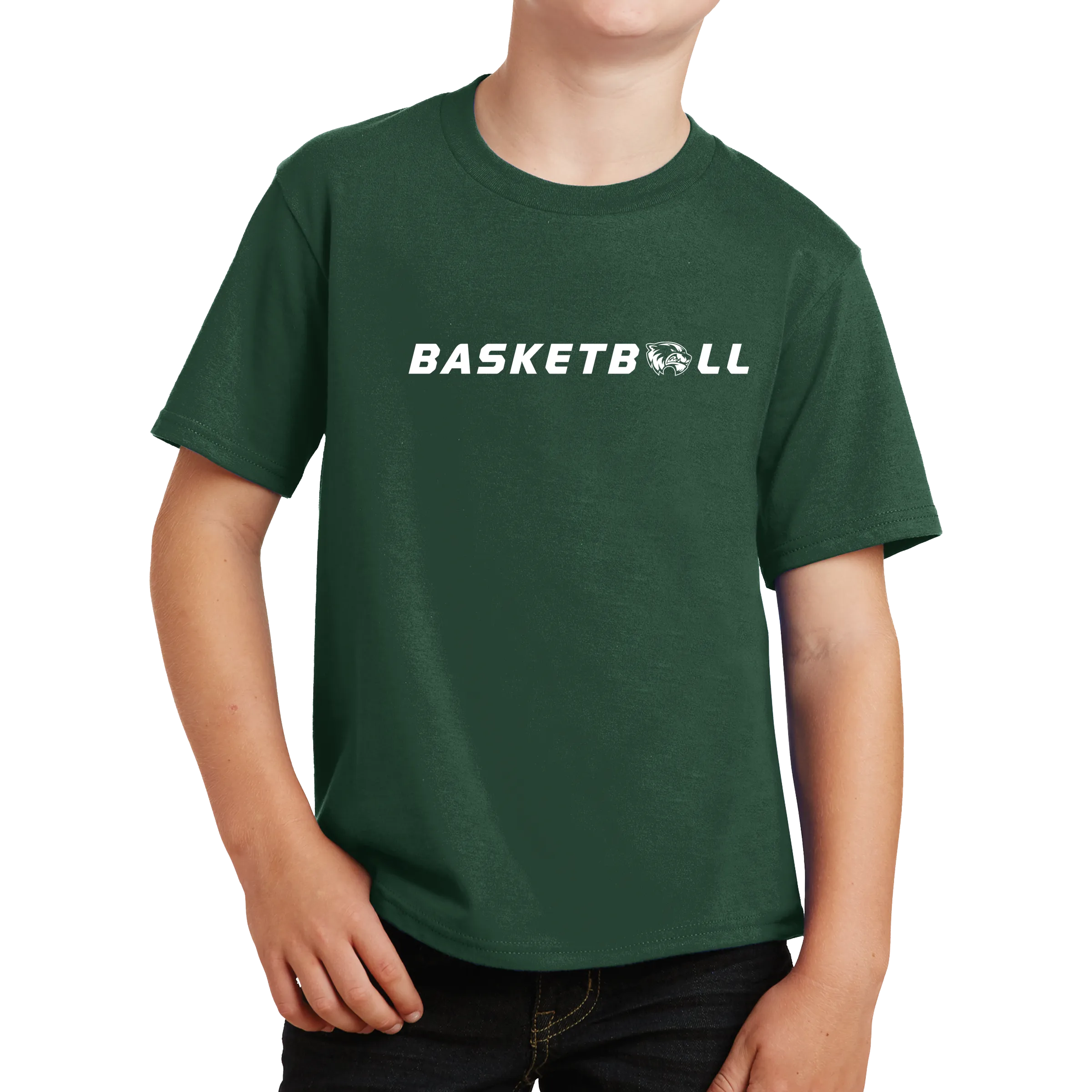 Port & Company Youth Fan Favorite Tee-Basketball Head