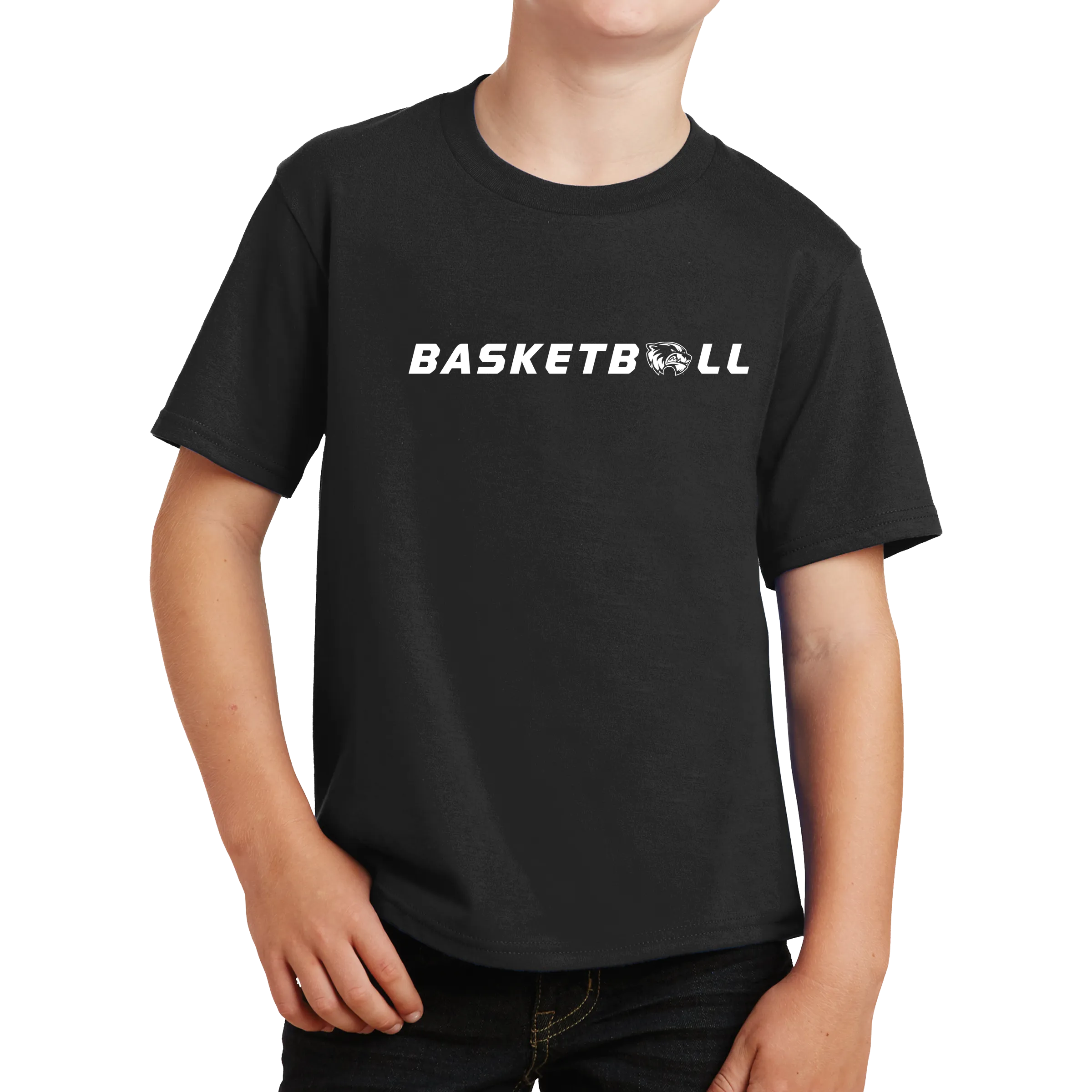 Port & Company Youth Fan Favorite Tee-Basketball Head