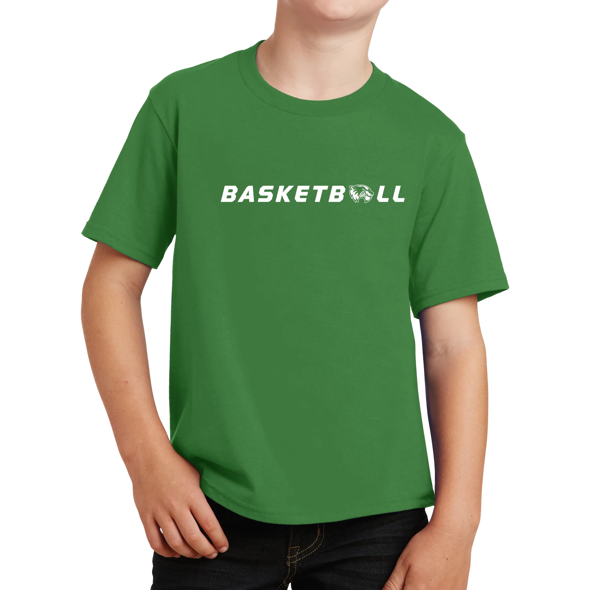 Port & Company Youth Fan Favorite Tee-Basketball Head