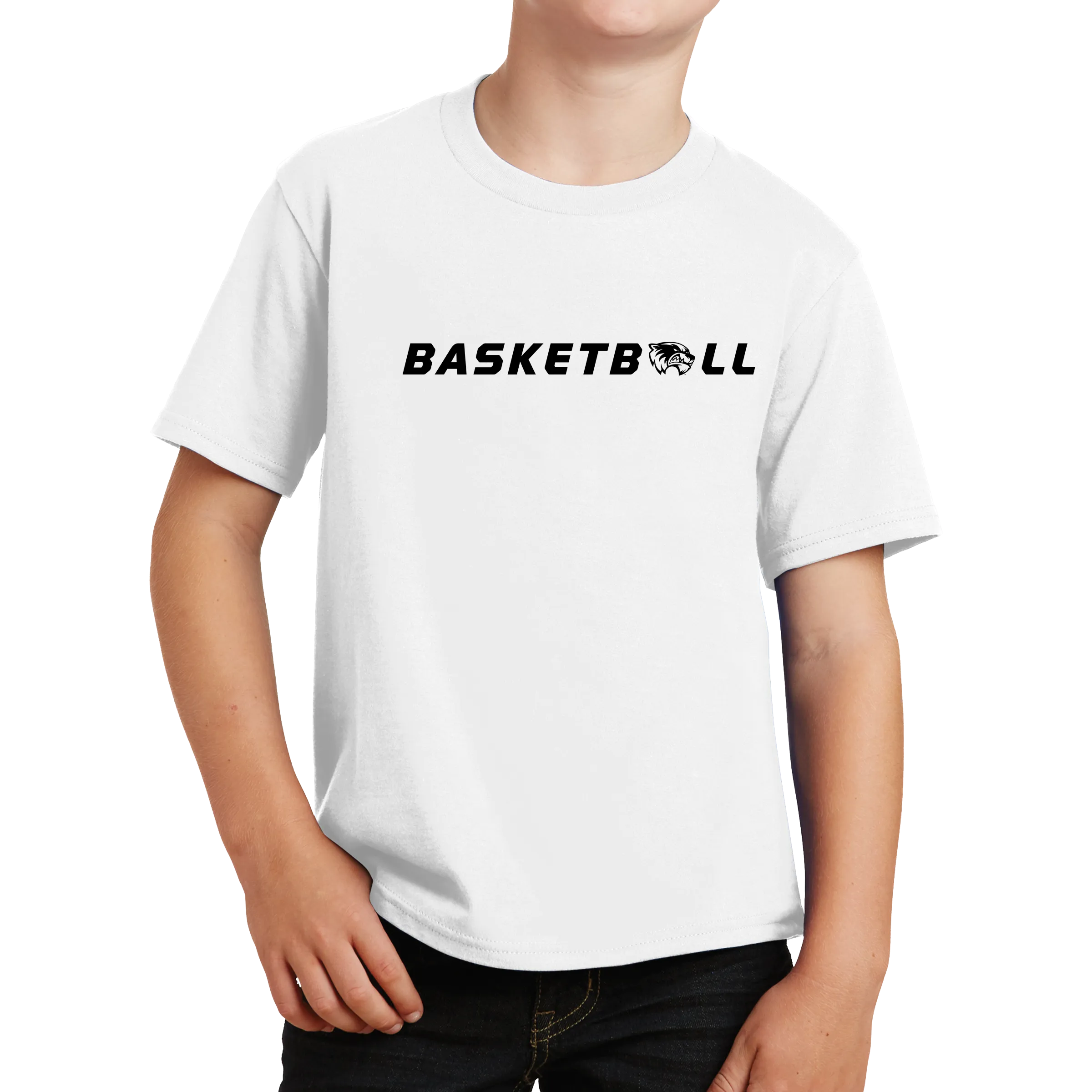 Port & Company Youth Fan Favorite Tee-Basketball Head