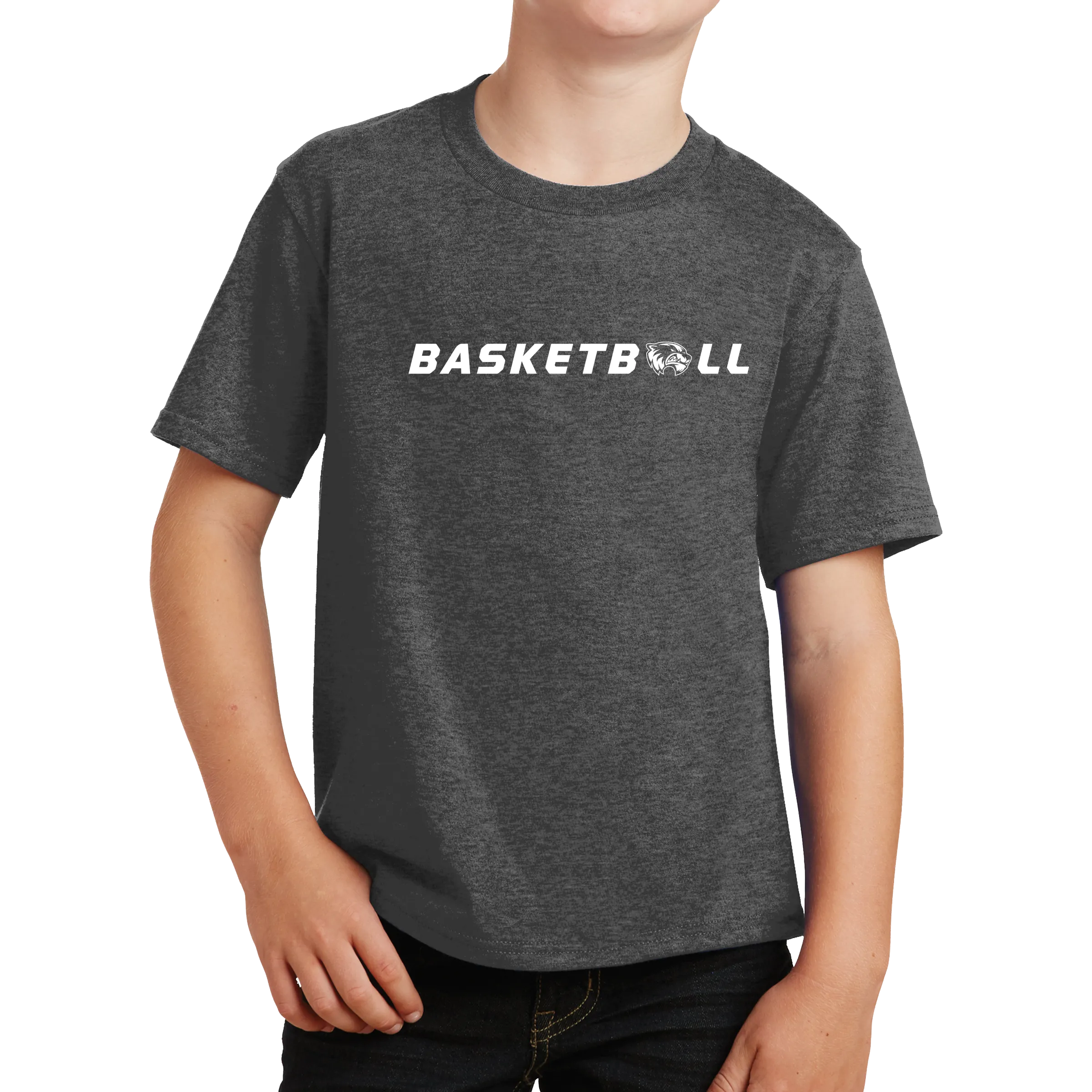 Port & Company Youth Fan Favorite Tee-Basketball Head