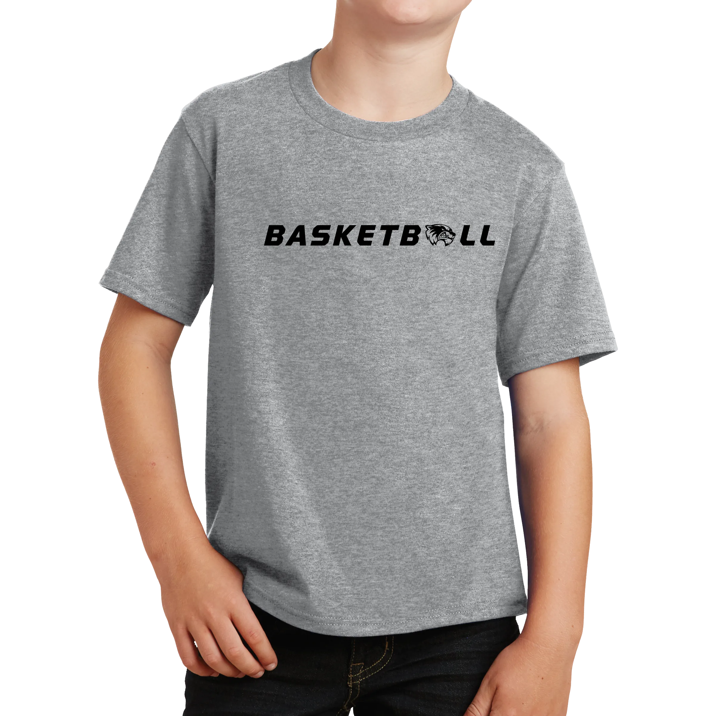 Port & Company Youth Fan Favorite Tee-Basketball Head