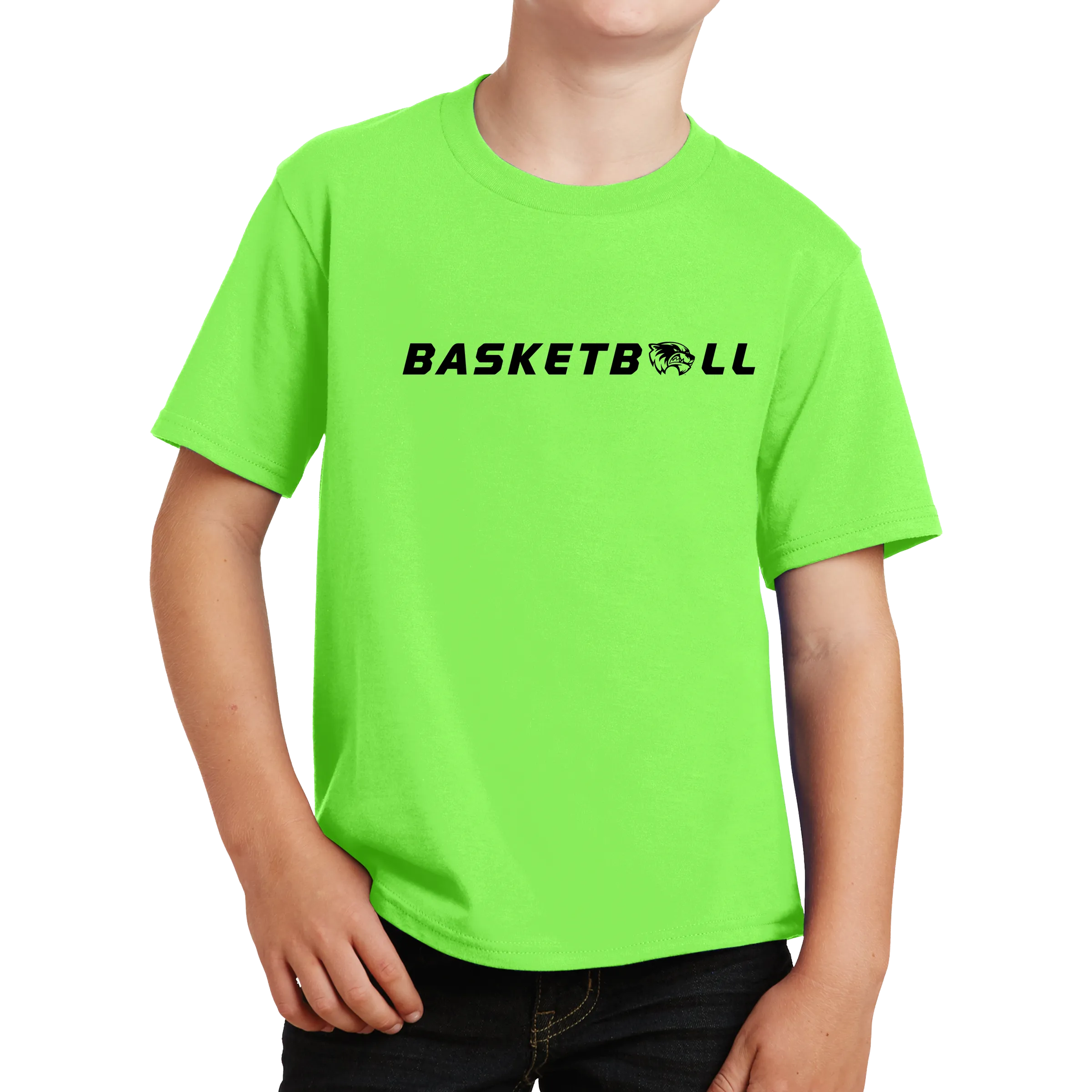 Port & Company Youth Fan Favorite Tee-Basketball Head