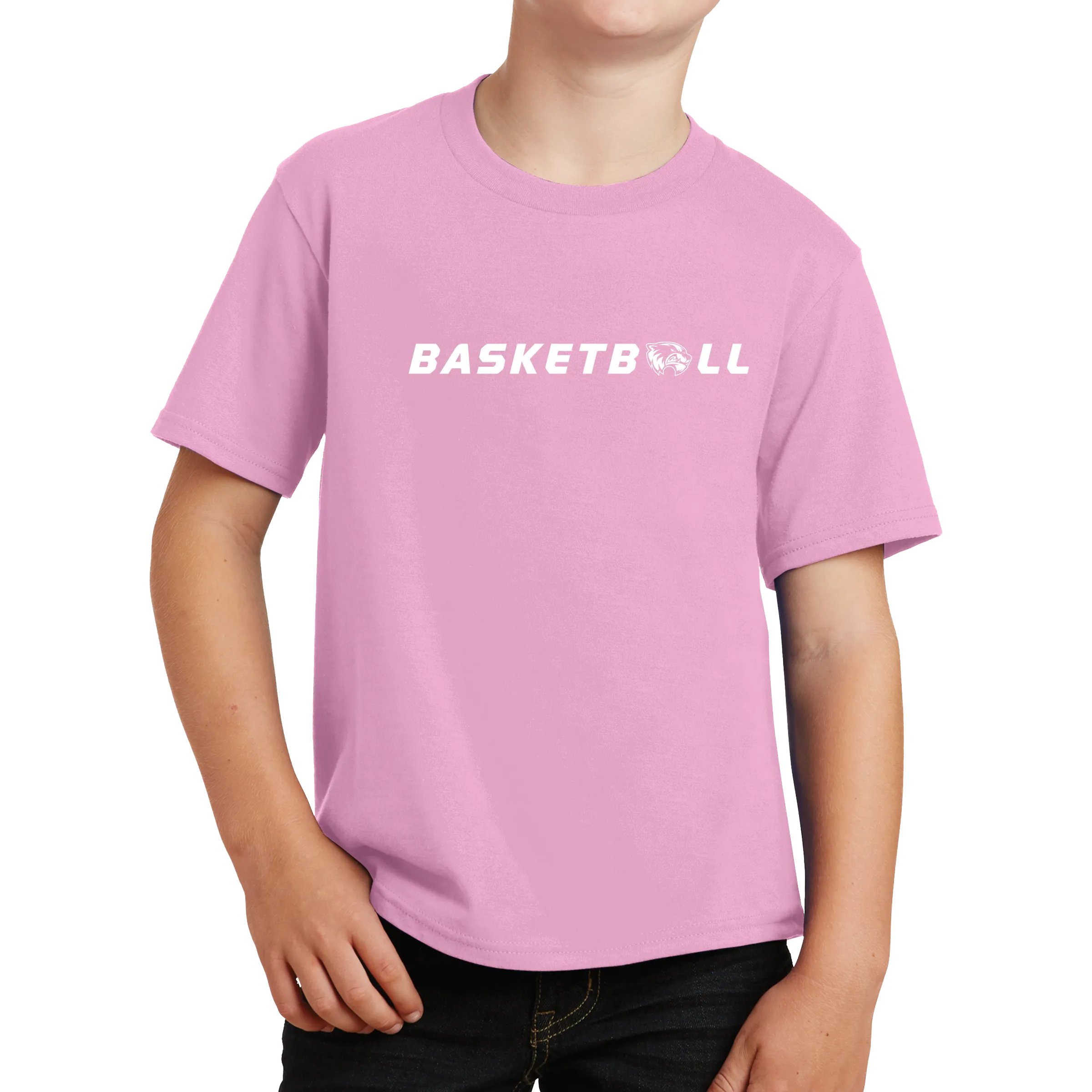 Port & Company Youth Fan Favorite Tee-Basketball Head