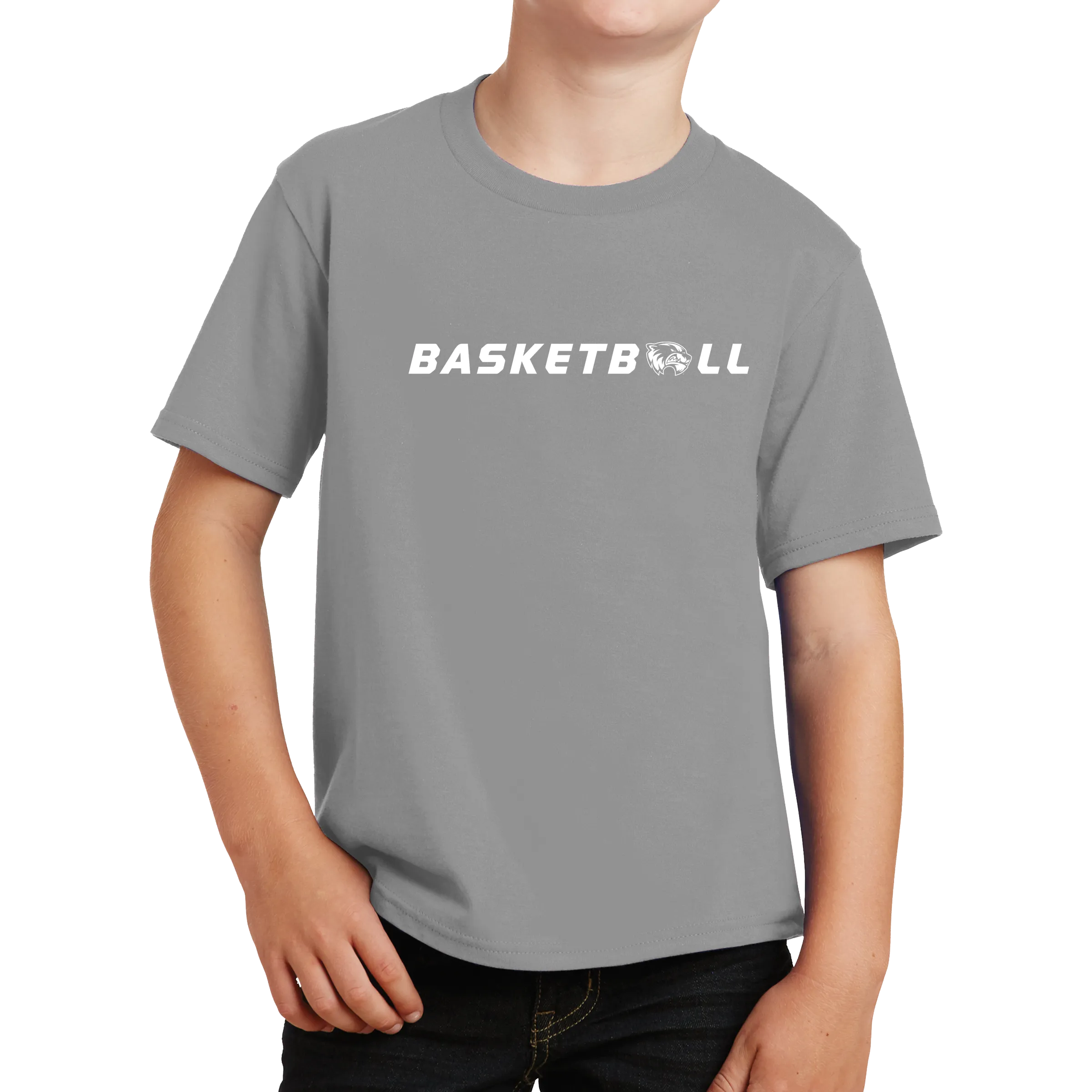 Port & Company Youth Fan Favorite Tee-Basketball Head