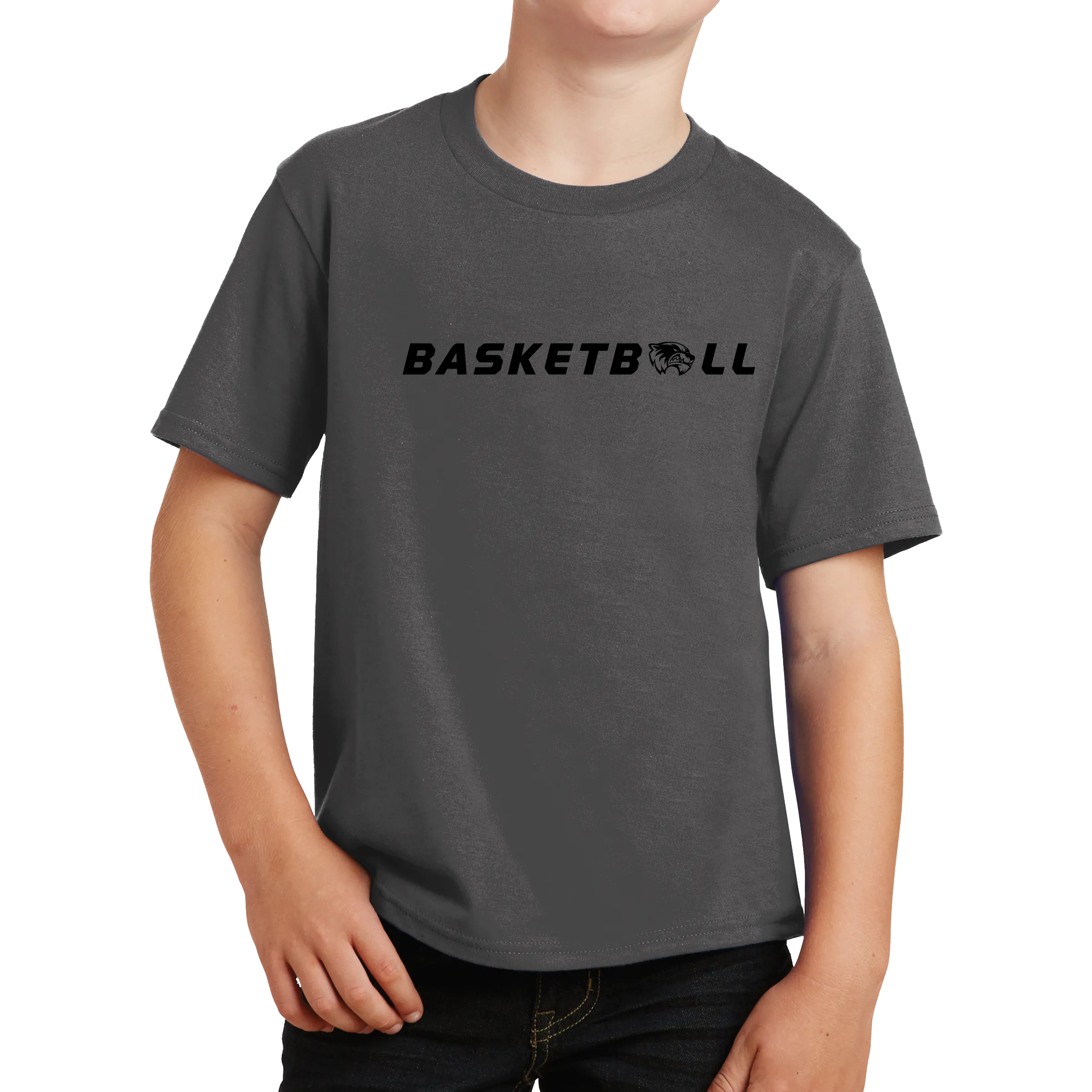 Port & Company Youth Fan Favorite Tee-Basketball Head