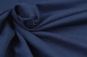 Premium Organic Cotton Piquet - Navy Blue