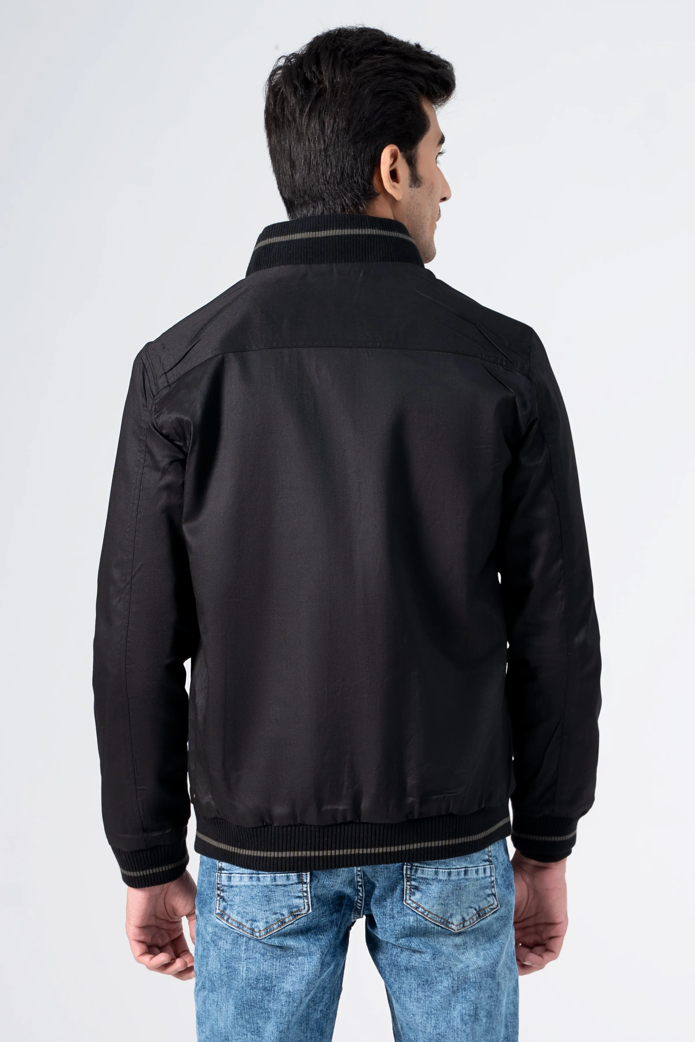 REVERSIBLE JACKET OLIVE BLACK