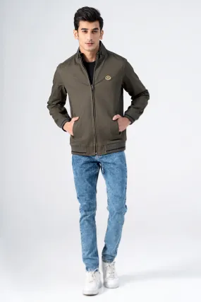REVERSIBLE JACKET OLIVE BLACK