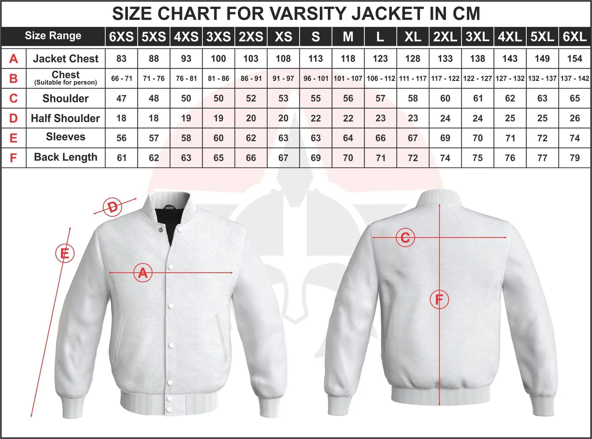 Royal Blue Wool White Leather Stripes Varsity Jacket