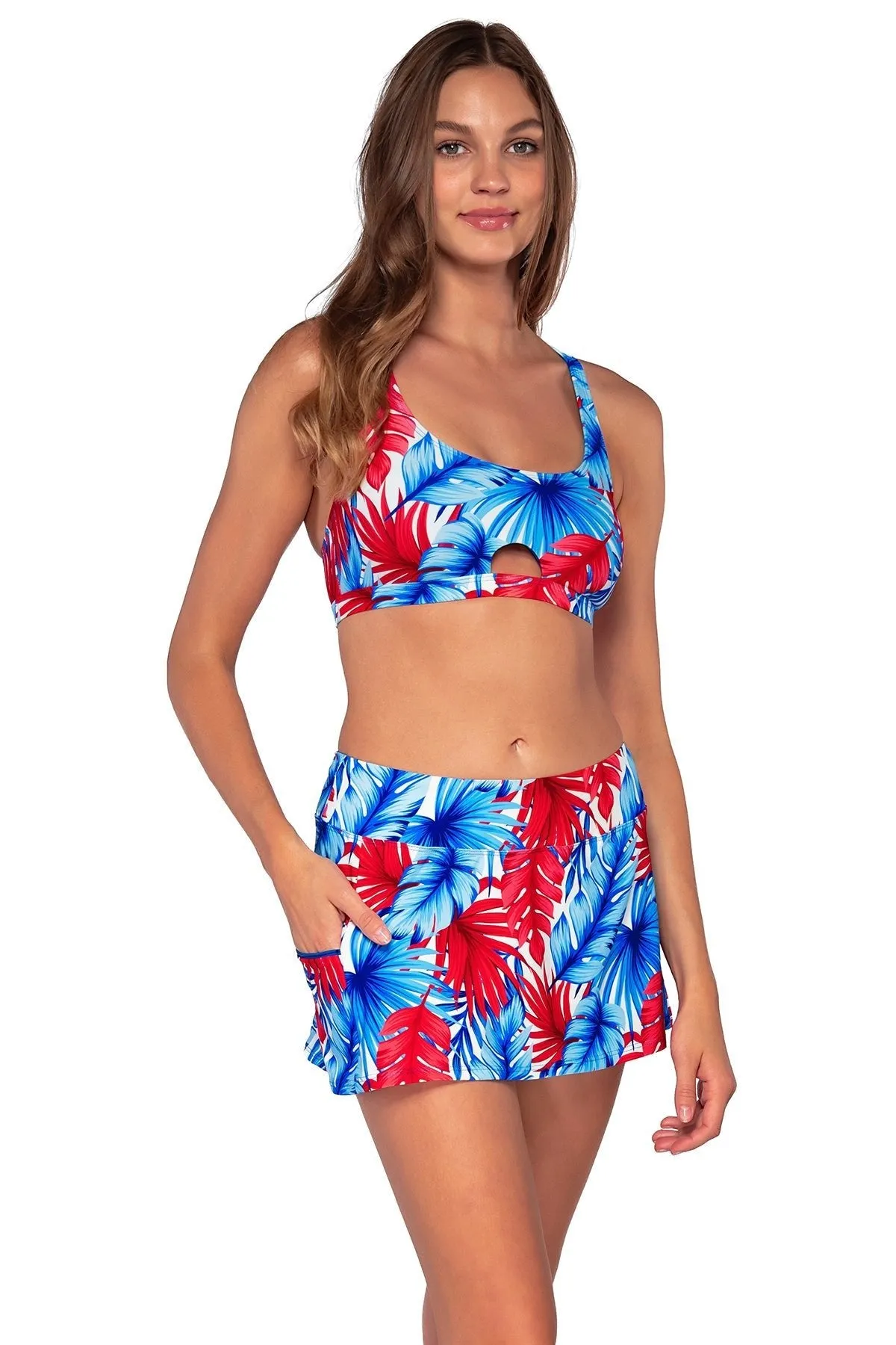 Sunsets American Dream Sporty Swim Skirt