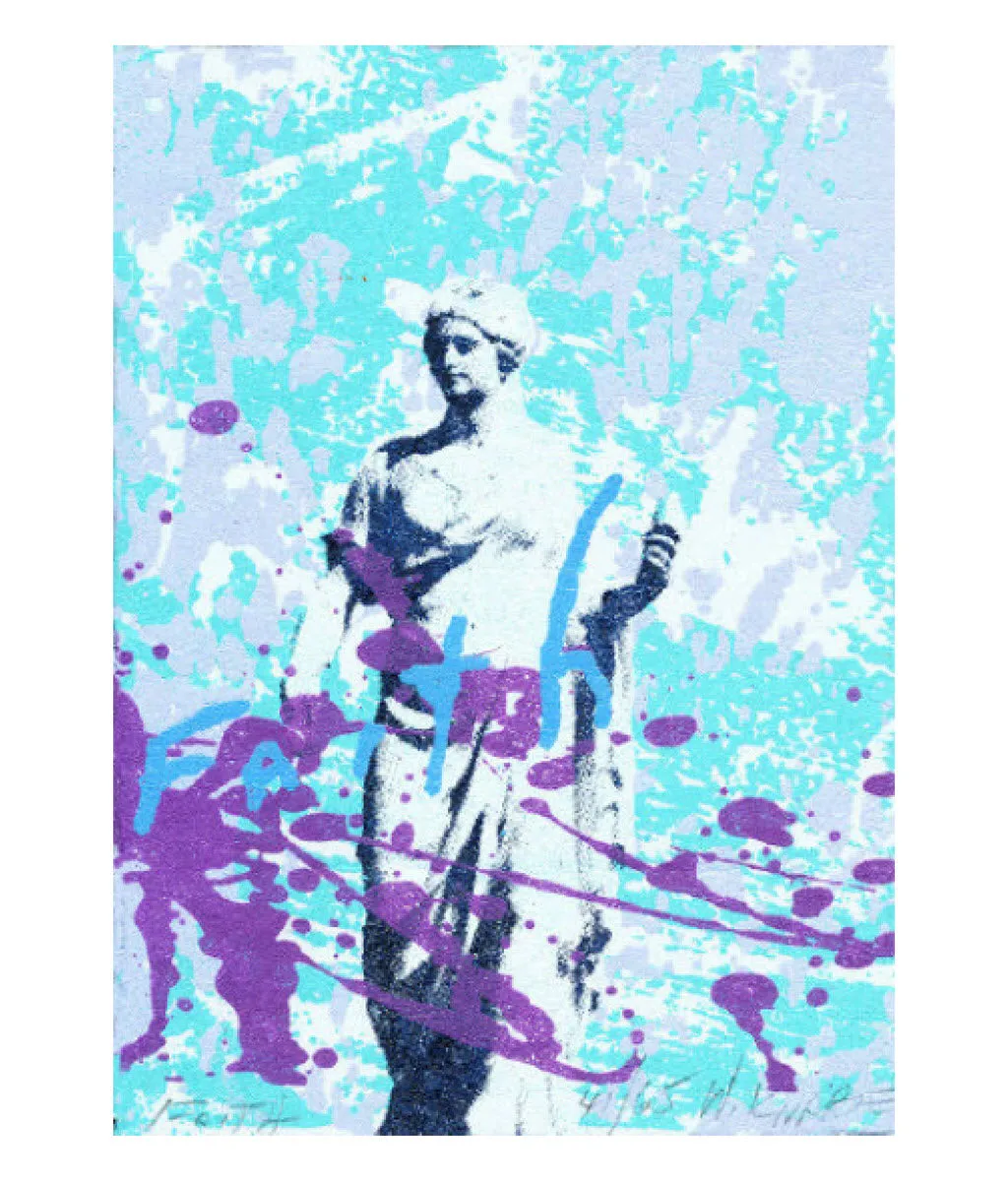 Walter Knabe Artwork Faith Limited Edition Screenprint