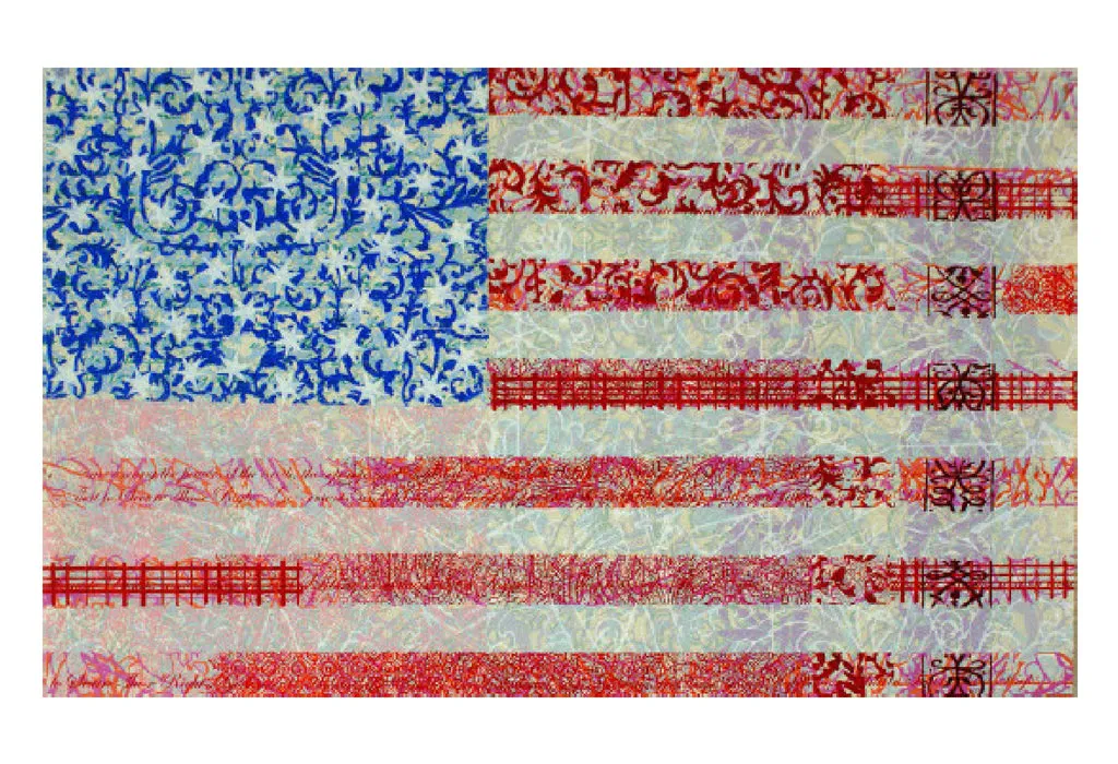 Walter Knabe Artwork Flag I Limited Edition Screenprint