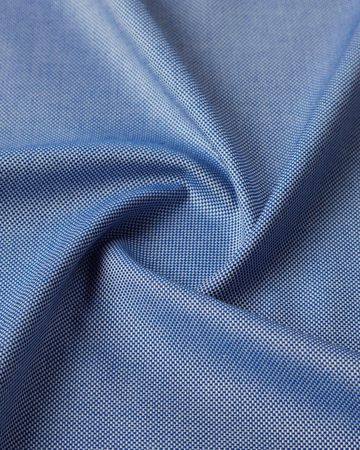 Crest Wave Pattern Dobby Shirt with Textured Design