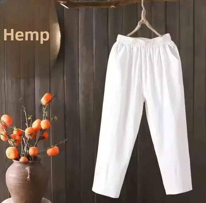 Women's Casual Linen Pants   B278271