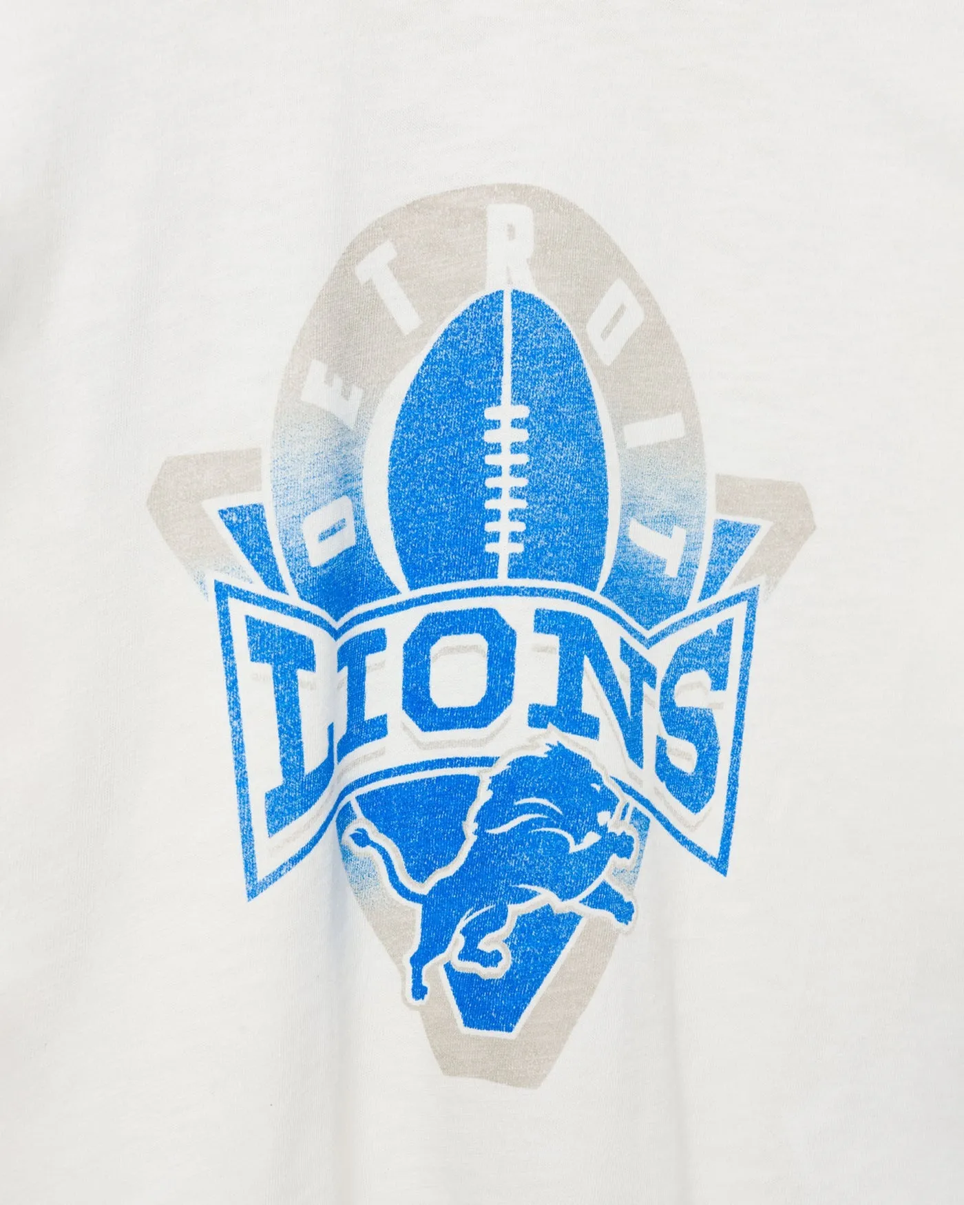 Women's Detroit Lions Mock Neck Crop Tee