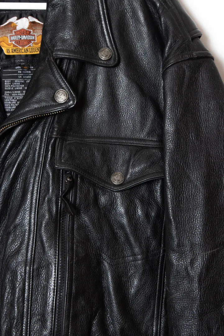 Women's Harley Davidson Leather Biker Jacket (XXL)